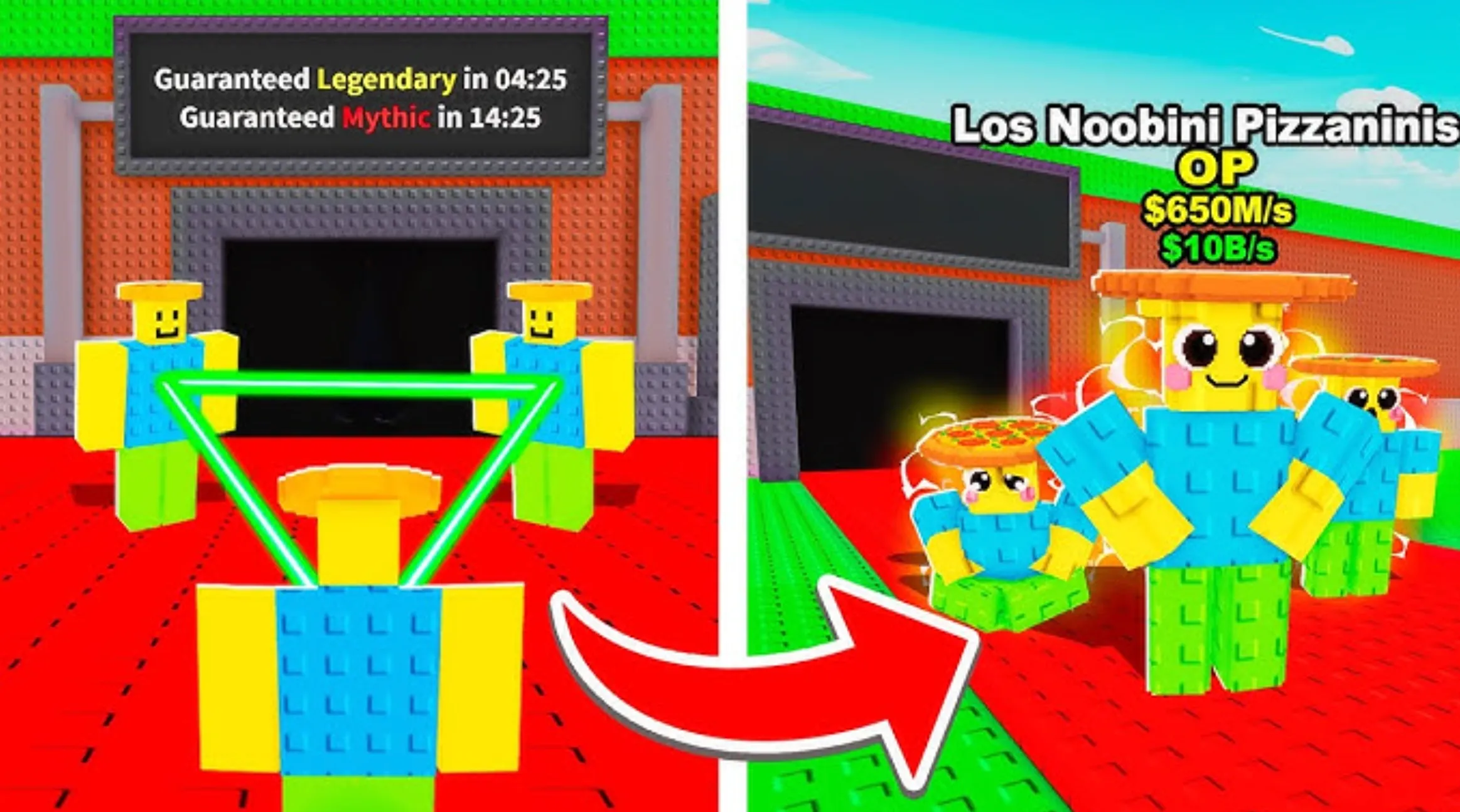 noobini pizzanini steal a brainrot